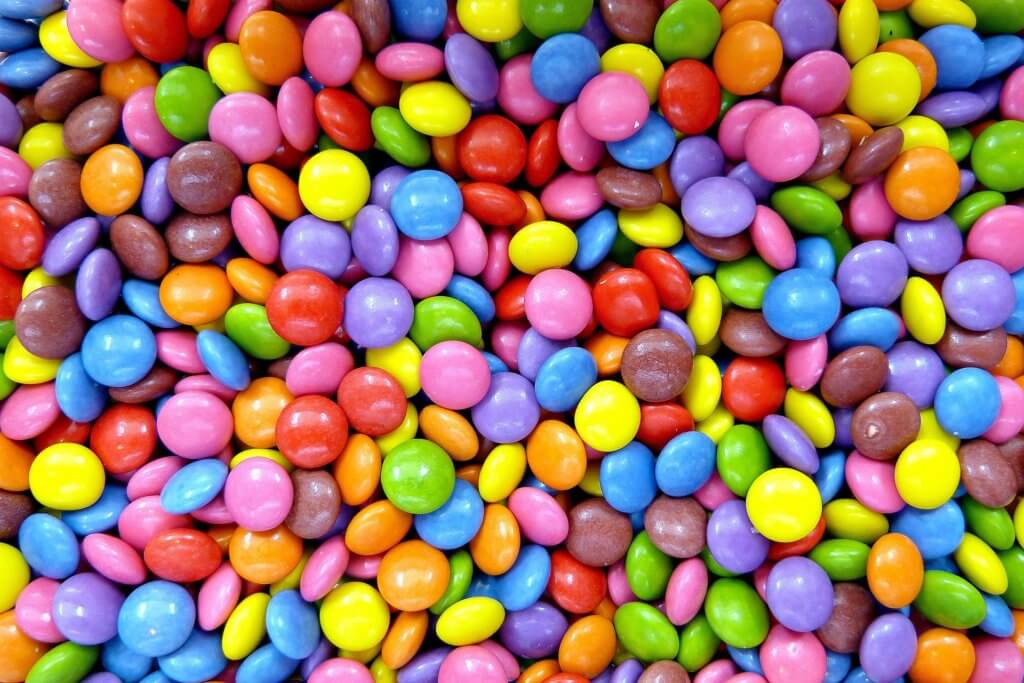 A Collection of Smarties Sweets