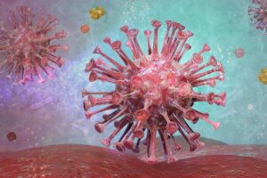 HIV Virus in bloodstream