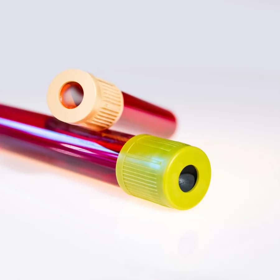 MMR immunity test tubes image